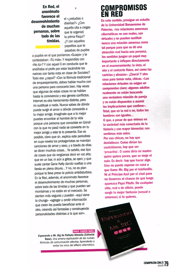 Columna en Cosmopolitan